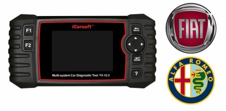 iCarsoft FA V2 - Feilkodeleser Fiat / Alfa Romeo