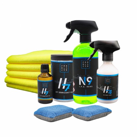 H7 Semicoating Kit + Mikrofiberklut 4pk + Microfiber Applicator 2pk